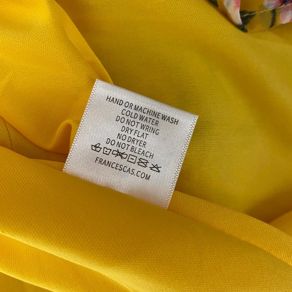 NWT yellow floral dress - Picture 7 of 9